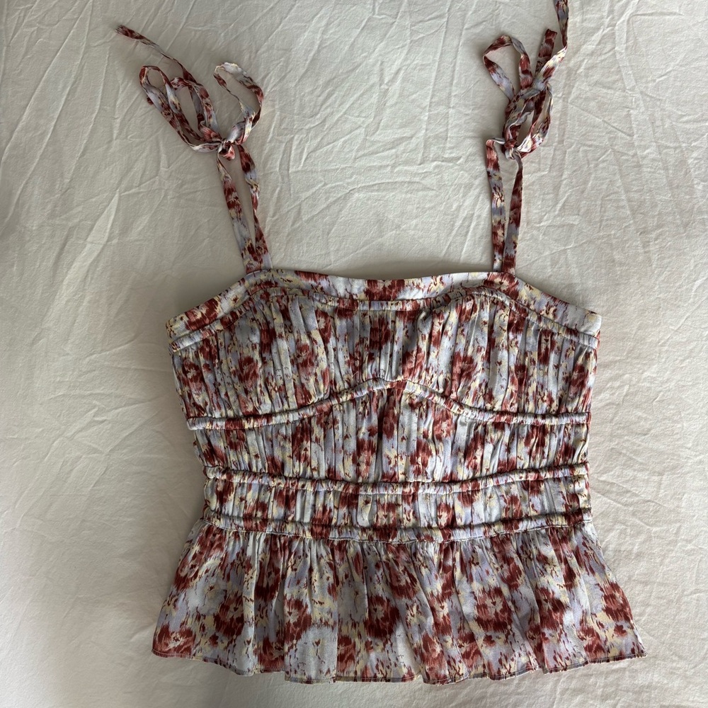 Ulla Johnson Nora Silk Corset Top - Picture 2 of 5